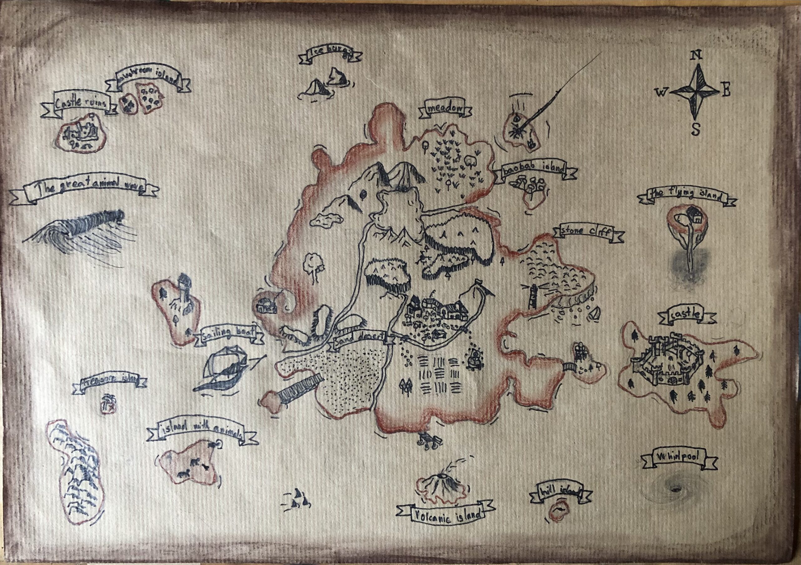 Moje fantazijní mapa
