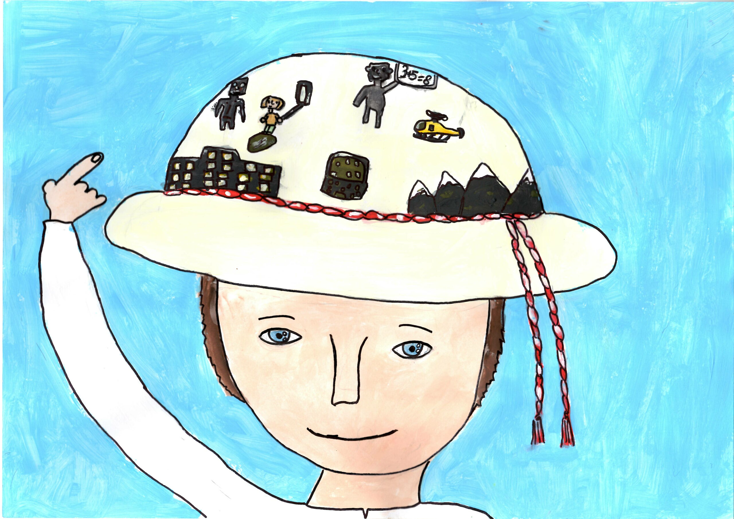 Budoucnost dítěte v horalském klobouku / The future of a child seen in a traditional hat once worn by the locals – Karolina Jochymková